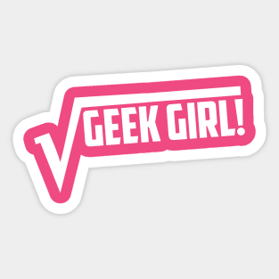 Geek Girl Sticker